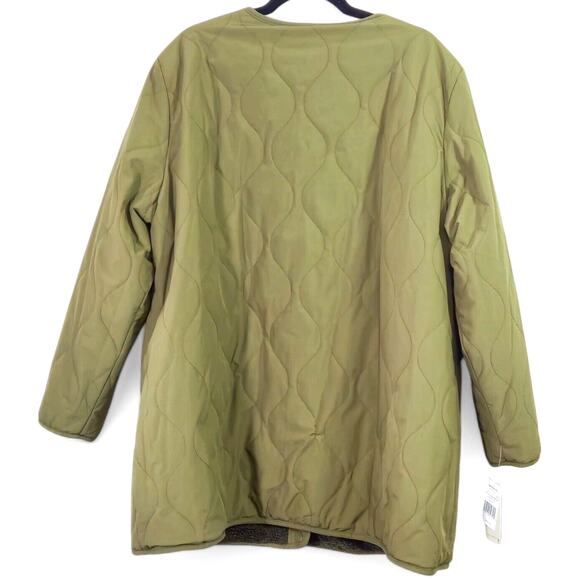 NEW Koolaburra by UGG Women’s Coat Techwear Gorpcore Olive Reversible Size 2XL - Picture 3 of 10